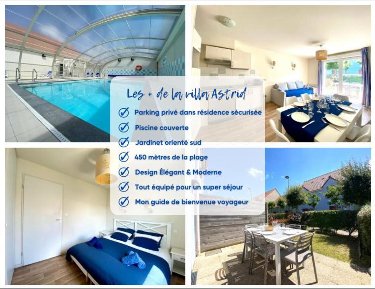 La Villa Astrid - 2 Chambres - Piscine - Mer - Parking Le Crotoy Buitenkant foto